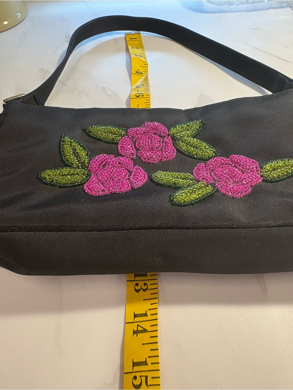 FAO Schwartz Barbie Glamour Collection Shoulder Bag and Matching Beaded Pouch - Picture 5 of 12
